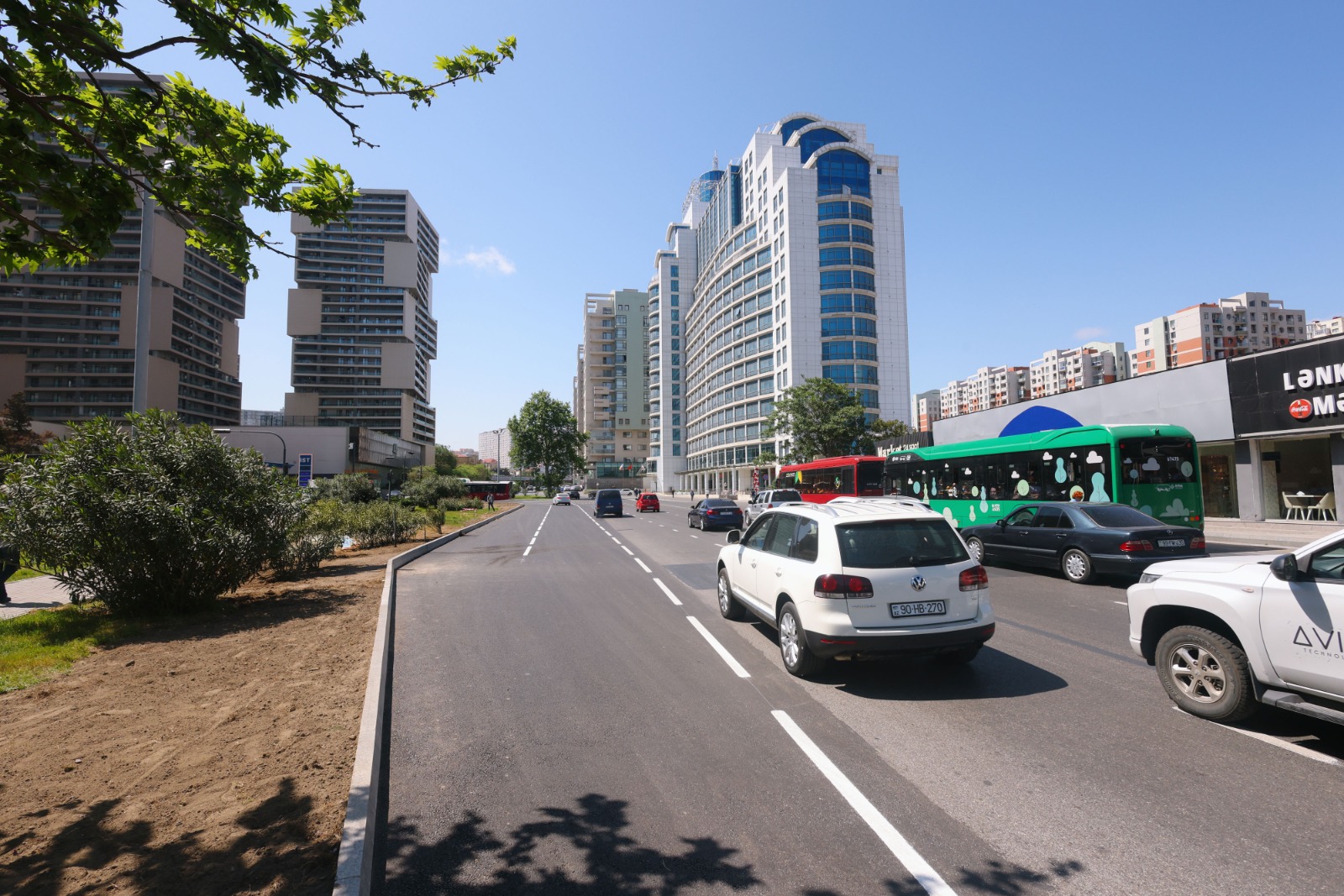 Paytaxtda təşkil edilən müvəqqəti xüsusi hərəkət zolaqları sabahdan qüvvəyə minir (FOTO)
