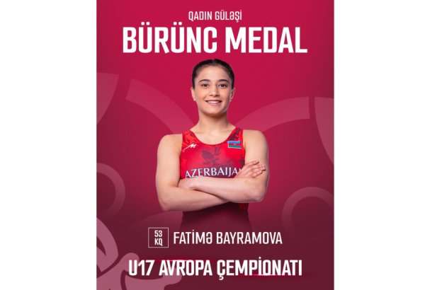 Azərbaycan güləşçisi Avropa üçüncüsü oldu