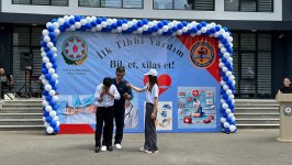 Səhiyyə Nazirliyi Cəlilabadda maarifləndirici fleşmob keçirib (FOTO)