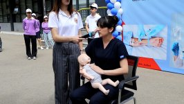 Səhiyyə Nazirliyi Cəlilabadda maarifləndirici fleşmob keçirib (FOTO)