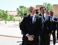 Prezident İlham Əliyev və TDT-nin qeyri-rəsmi Zirvə görüşünün digər iştirakçıları Türküstanda bir sıra mədəni məkanlarla tanış olublar (FOTO) (YENİLƏNİB)