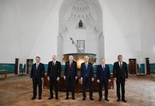 Prezident İlham Əliyev və TDT-nin qeyri-rəsmi Zirvə görüşünün digər iştirakçıları Türküstanda bir sıra mədəni məkanlarla tanış olublar (FOTO) (YENİLƏNİB)