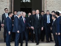 Prezident İlham Əliyev və TDT-nin qeyri-rəsmi Zirvə görüşünün digər iştirakçıları Türküstanda bir sıra mədəni məkanlarla tanış olublar (FOTO) (YENİLƏNİB)