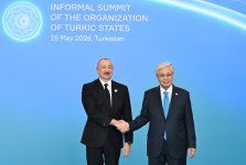 Prezident İlham Əliyev Türküstanda TDT-nin qeyri-rəsmi Zirvə görüşündə çıxış edib (FOTO) (YENİLƏNİB)