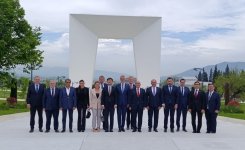 Slovakiya Milli Şurası sədrinin başçılıq etdiyi nümayəndə heyəti Xankəndidə quruculuq işləri ilə tanış olub (FOTO)