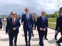Slovakiya Milli Şurası sədrinin başçılıq etdiyi nümayəndə heyəti Xankəndidə quruculuq işləri ilə tanış olub (FOTO)