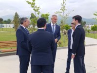 Slovakiya Milli Şurası sədrinin başçılıq etdiyi nümayəndə heyəti Xankəndidə quruculuq işləri ilə tanış olub (FOTO)