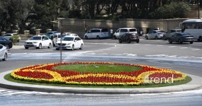 Bakı WUF13 ərəfəsində gül-çiçəyə bürünüb (FOTOREPORTAJ)