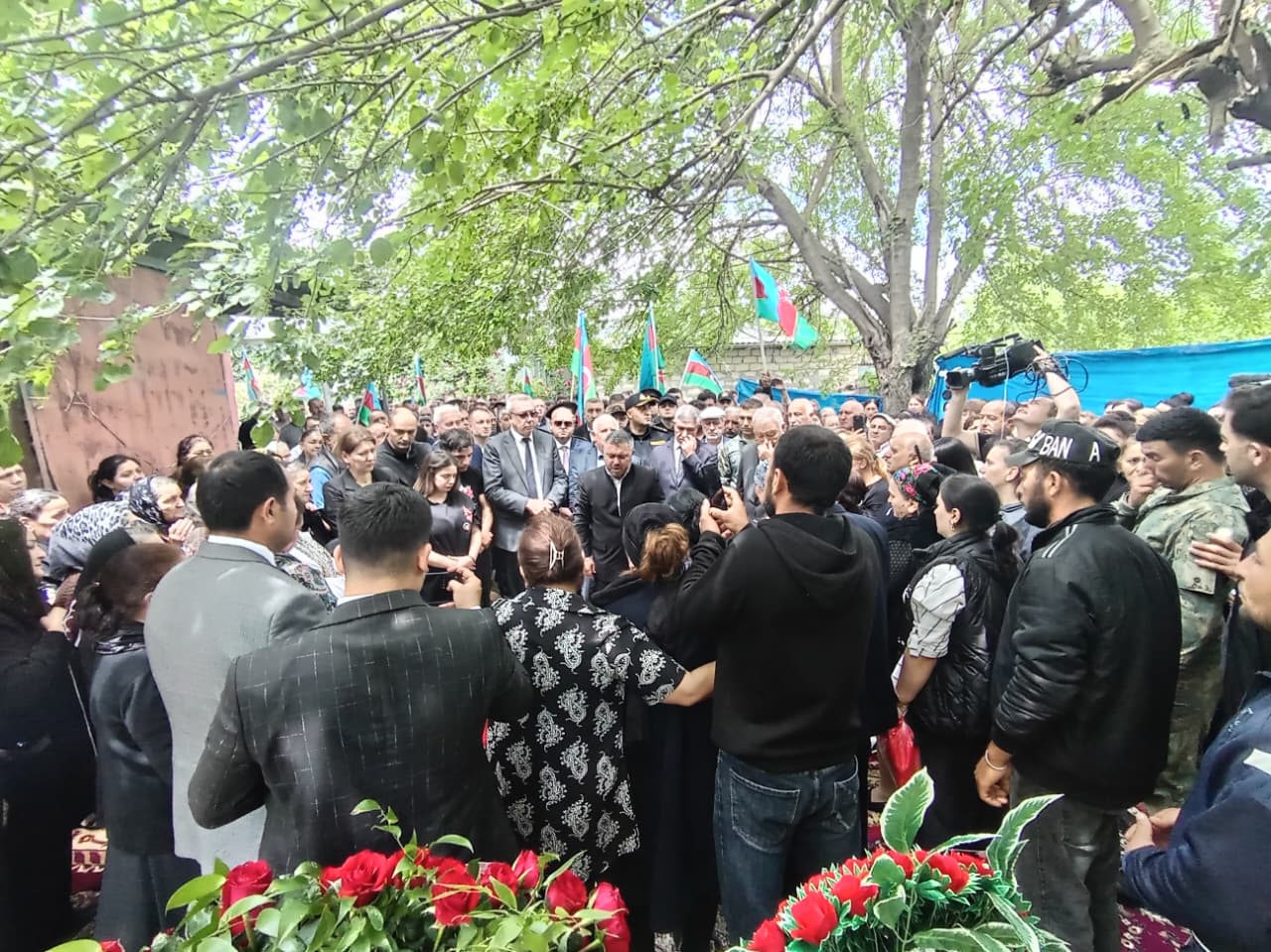 Birinci Qarabağ müharibəsinin itkin şəhidi ilə vida mərasimi keçirilib (FOTO)