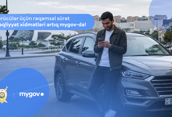 Sürücülərin nəzərinə: nəqliyyat sahəsi üzrə bu xidmətlərə artıq “mygov”dan müraciət etmək mümkündür
