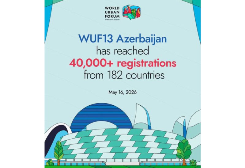 WUF13-də iştirak üçün 40 mindən çox şəxs qeydiyyatdan keçib