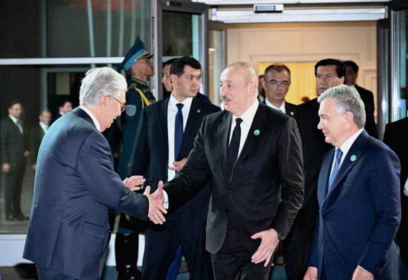 Prezident İlham Əliyevin Qazaxıstana səfəri başa çatıb (FOTO/VİDEO)