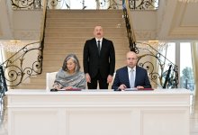 Prezident İlham Əliyev BMT-nin Məskunlaşma Proqramının icraçı direktorunu qəbul edib (FOTO)