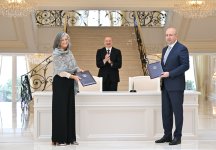 Prezident İlham Əliyev BMT-nin Məskunlaşma Proqramının icraçı direktorunu qəbul edib (FOTO)