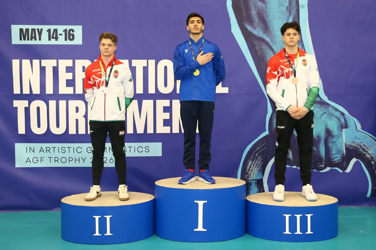 Gimnastlarımız turniri 16 medalla başa vurublar (FOTO)