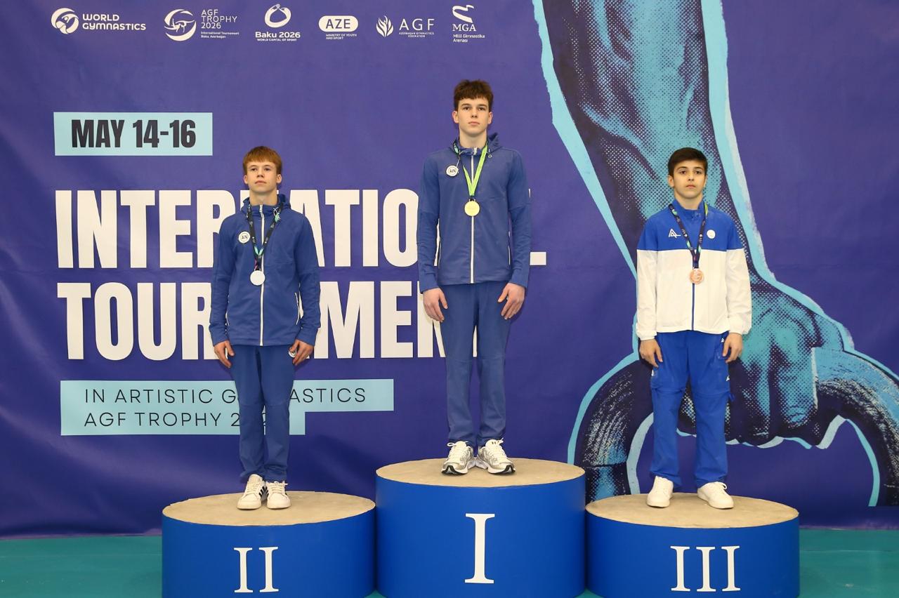 Gimnastlarımız turniri 16 medalla başa vurublar (FOTO)