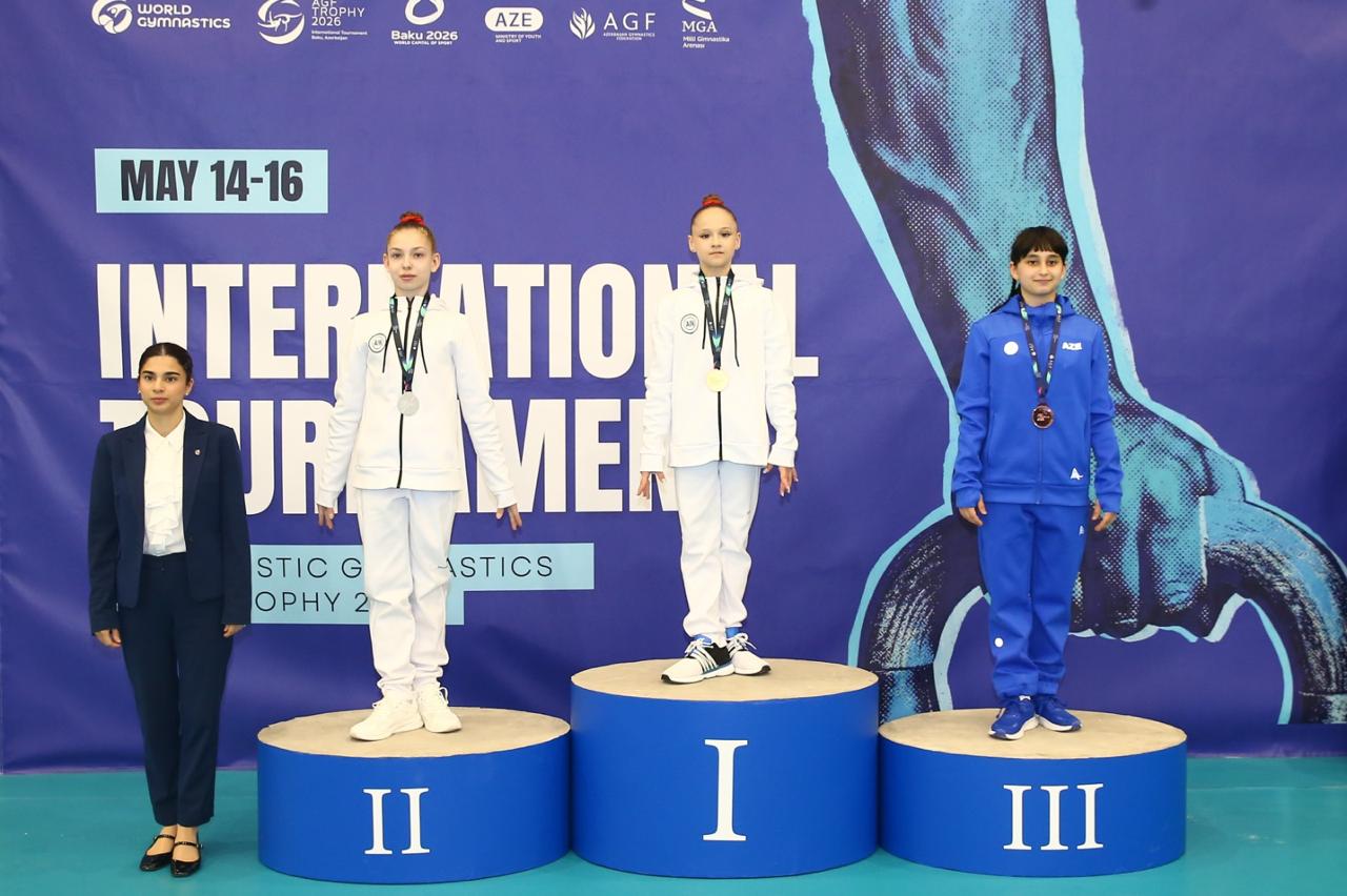Gimnastlarımız turniri 16 medalla başa vurublar (FOTO)