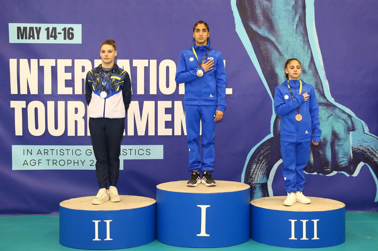 Gimnastlarımız turniri 16 medalla başa vurublar (FOTO)