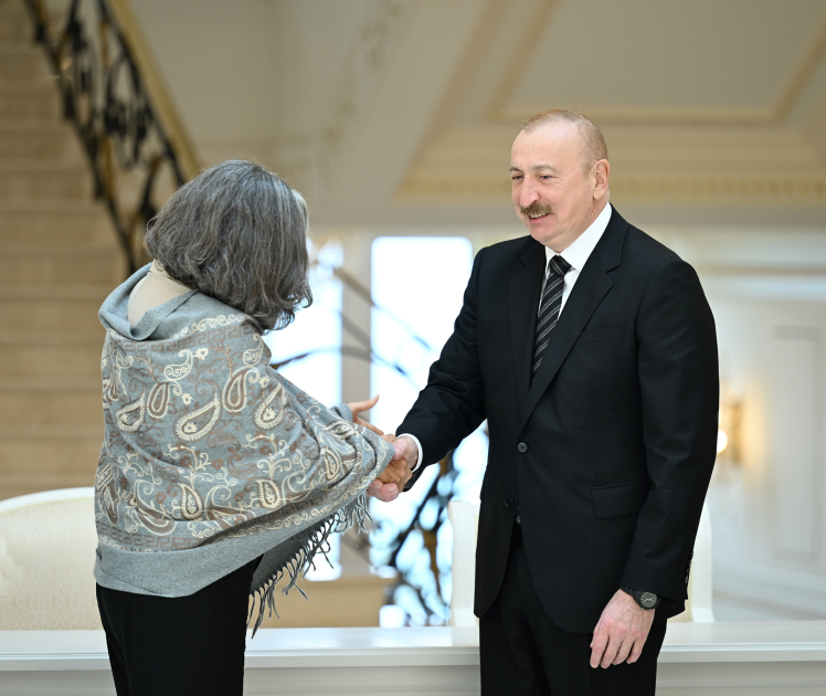 Prezident İlham Əliyev BMT-nin Məskunlaşma Proqramının icraçı direktorunu qəbul edib (FOTO)
