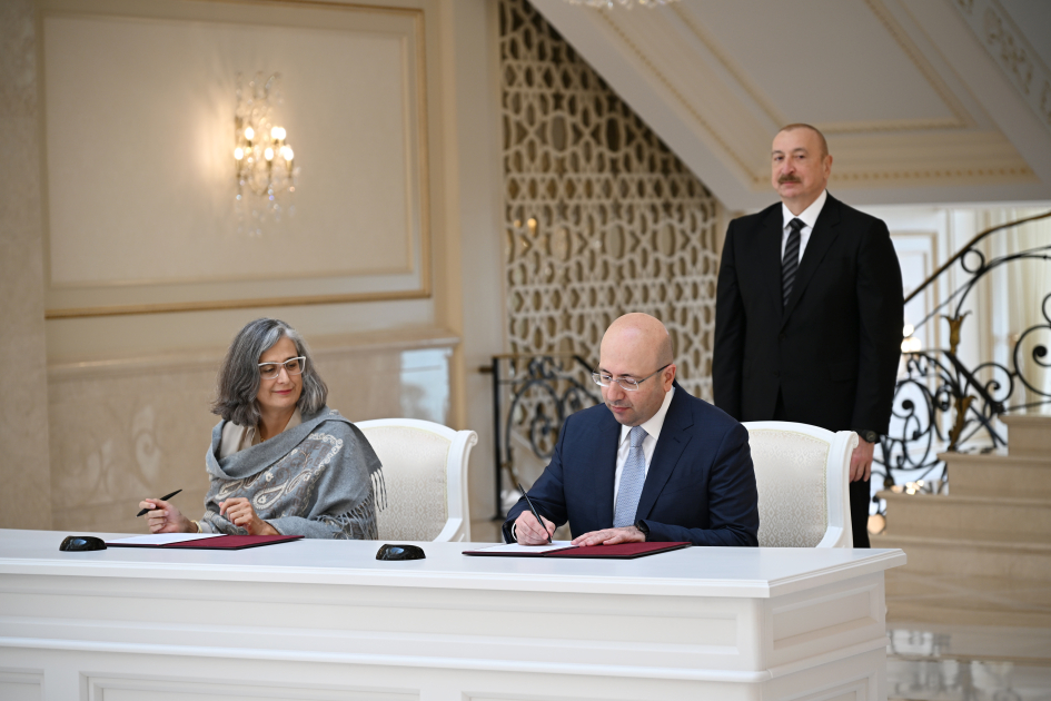 Prezident İlham Əliyev BMT-nin Məskunlaşma Proqramının icraçı direktorunu qəbul edib (FOTO)