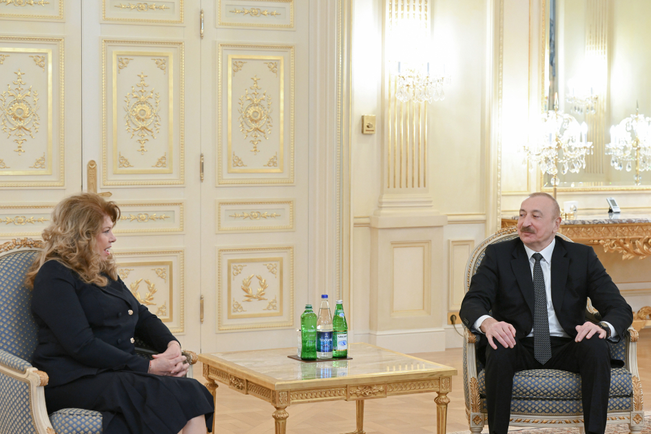 Prezident İlham Əliyev Bolqarıstan Prezidenti ilə görüşüb (FOTO)