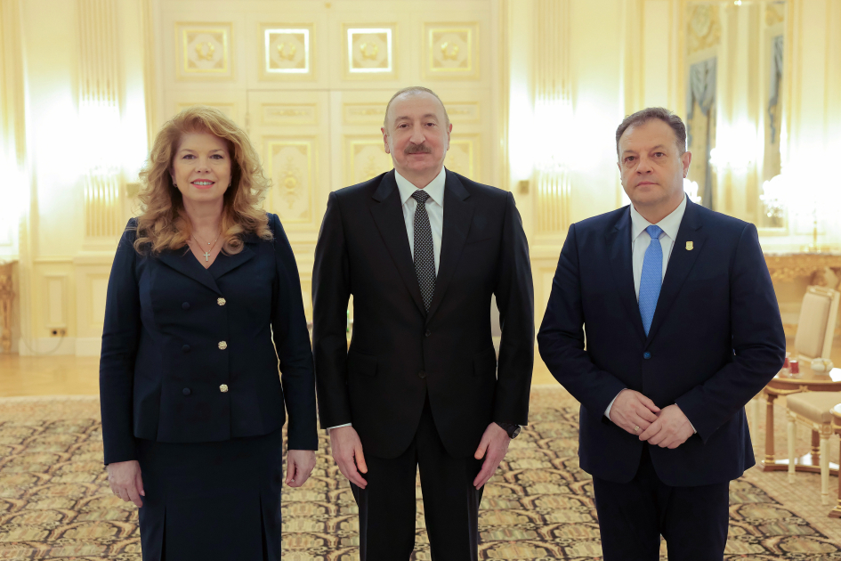 Prezident İlham Əliyev Bolqarıstan Prezidenti ilə görüşüb (FOTO)