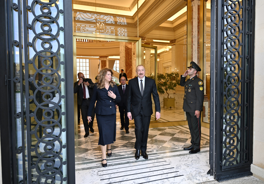 Prezident İlham Əliyev Bolqarıstan Prezidenti ilə görüşüb (FOTO)
