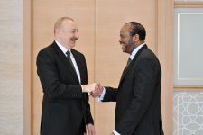 Prezident İlham Əliyev Esvatini Kralının başçılıq etdiyi nümayəndə heyəti ilə görüşüb (FOTO)