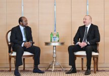 Prezident İlham Əliyev Esvatini Kralının başçılıq etdiyi nümayəndə heyəti ilə görüşüb (FOTO)