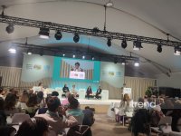 "Qadınlar assambleyası: Gender baxımından transformativ strategiyaların birgə yaradılması" adlı sessiyanın açılışı keçirilir (FOTO)