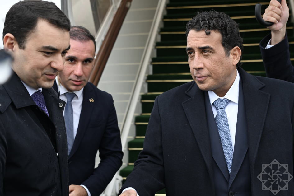 Liviyanın Prezident Şurasının Sədri Azərbaycana səfərə gəlib (FOTO)