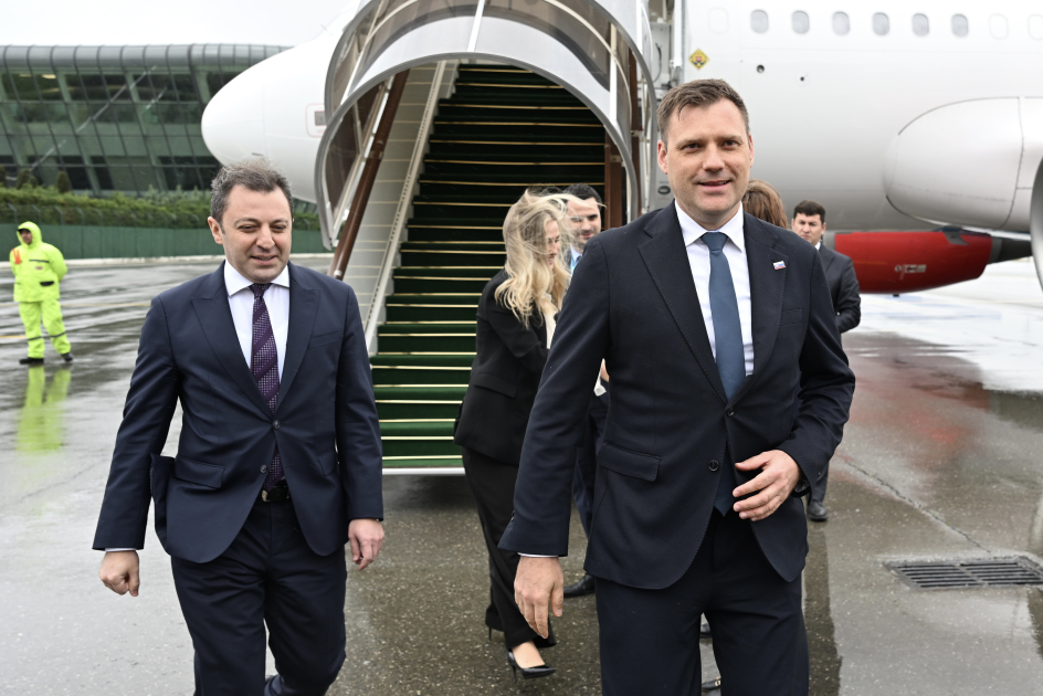 Slovakiya Baş nazirinin müavini Azərbaycana səfərə gəlib (FOTO)