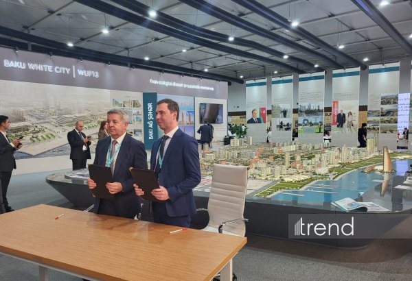 WUF13 çərçivəsində "Baku White City" və "Atkins" arasında "yaşıl" infrastrukturun inkişafı üzrə saziş bağlanıb