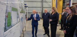 İliyana Yotova Bolqarıstan investisiyası hesabına tikilmiş Azərbaycan zavoduna baş çəkib (FOTO)