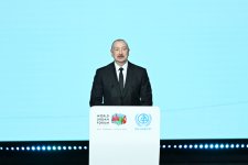Prezident İlham Əliyev və Birinci xanım Mehriban Əliyeva Ümumdünya Şəhərsalma Forumunun 13-cü Sessiyasının açılış mərasimində iştirak ediblər (FOTO/VİDEO)