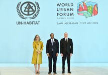 Prezident İlham Əliyev Ümumdünya Şəhərsalma Forumunun 13-cü Sessiyasının açılış mərasimində iştirak edir (CANLI YAYIM/FOTO)