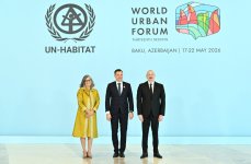 Prezident İlham Əliyev Ümumdünya Şəhərsalma Forumunun 13-cü Sessiyasının açılış mərasimində iştirak edir (CANLI YAYIM/FOTO)