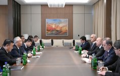 Prezident İlham Əliyev Çin Dövlət Şurasının Baş nazirinin müavinini qəbul edib (FOTO)