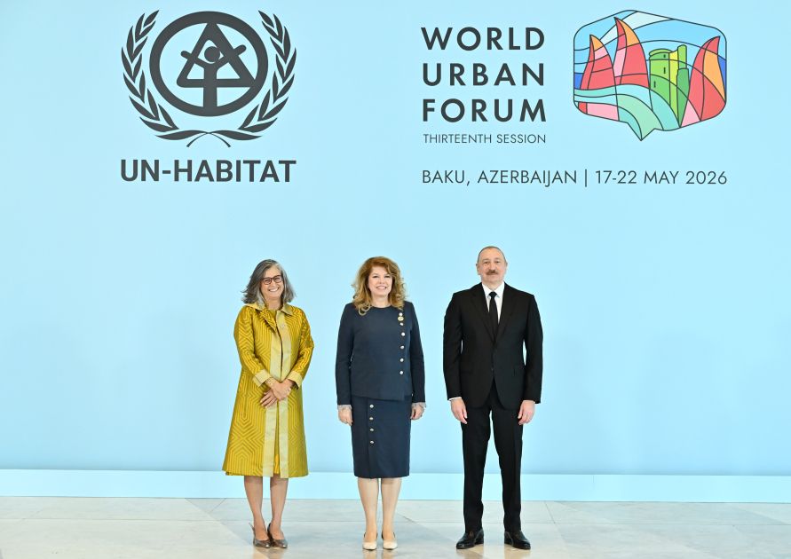 Prezident İlham Əliyev Ümumdünya Şəhərsalma Forumunun 13-cü Sessiyasının açılış mərasimində iştirak edir (CANLI YAYIM/FOTO)