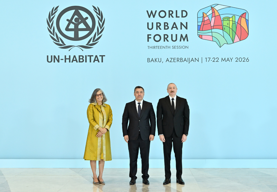 Prezident İlham Əliyev Ümumdünya Şəhərsalma Forumunun 13-cü Sessiyasının açılış mərasimində iştirak edir (CANLI YAYIM/FOTO)