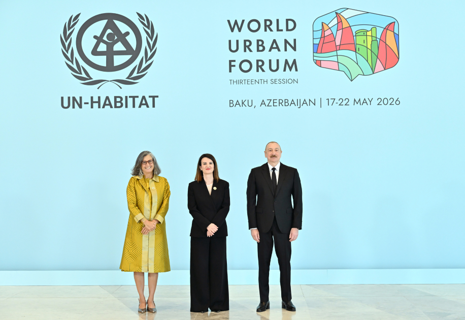 Prezident İlham Əliyev Ümumdünya Şəhərsalma Forumunun 13-cü Sessiyasının açılış mərasimində iştirak edir (CANLI YAYIM/FOTO)