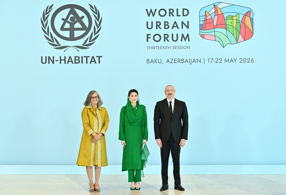 Prezident İlham Əliyev Ümumdünya Şəhərsalma Forumunun 13-cü Sessiyasının açılış mərasimində iştirak edir (CANLI YAYIM/FOTO)