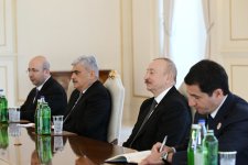 Prezident İlham Əliyev Belarus Milli Assambleyası Nümayəndələr Palatasının sədrini qəbul edib (FOTO)