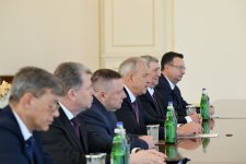 Prezident İlham Əliyev Belarus Milli Assambleyası Nümayəndələr Palatasının sədrini qəbul edib (FOTO)