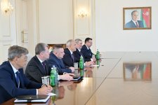 Prezident İlham Əliyev Belarus Milli Assambleyası Nümayəndələr Palatasının sədrini qəbul edib (FOTO)