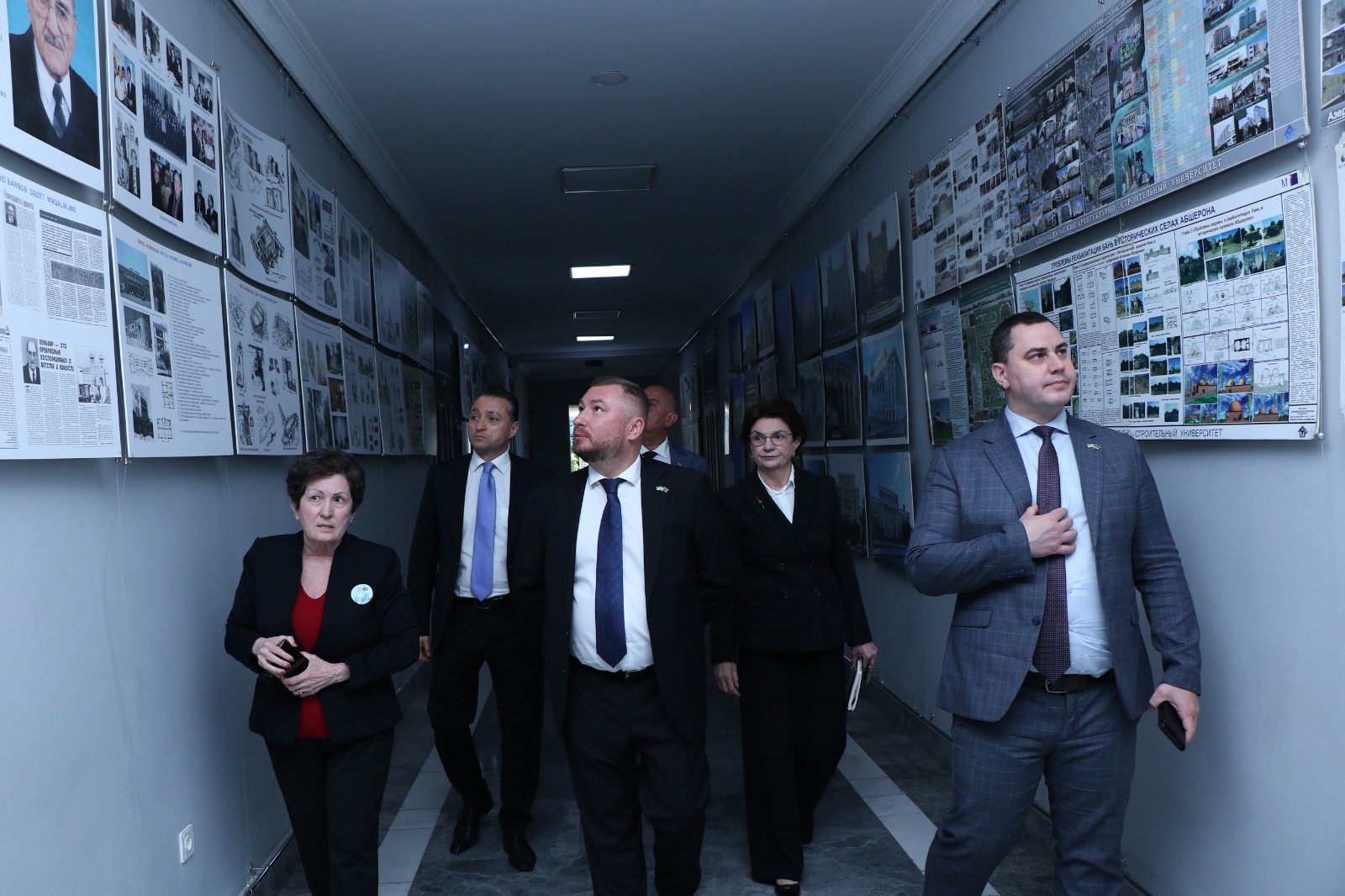 WUF13 çərçivəsində ölkəmizə səfər edən Kiyev Milli İnşaat və Memarlıq Universitetinin nümayəndə heyəti AzMİU-da olub (FOTO)