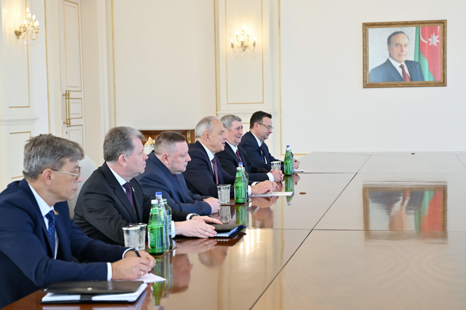 Prezident İlham Əliyev Belarus Milli Assambleyası Nümayəndələr Palatasının sədrini qəbul edib (FOTO)
