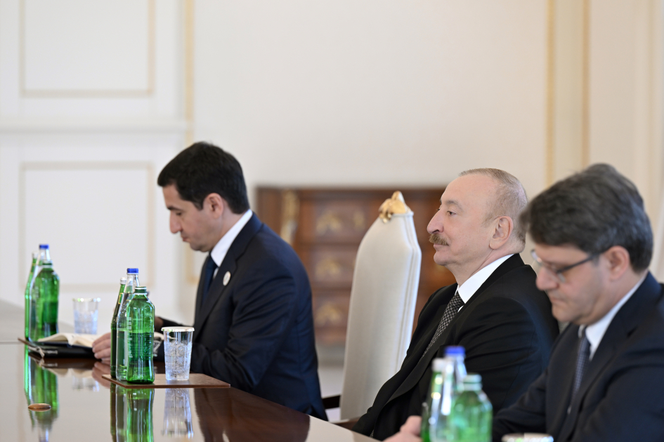 Prezident İlham Əliyev Slovakiya Baş nazirinin müavinini qəbul edib (FOTO)