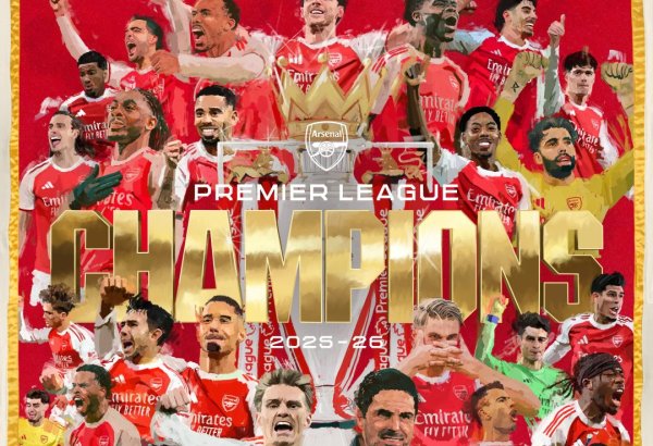 "Arsenal" İngiltərə Premyer Liqasının qalibi olub