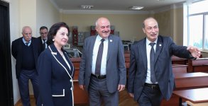Fələstinin yerli özünüidarəetmə naziri, AzMİU məzunu Sami Hijjawi doğma universitetində (FOTO)